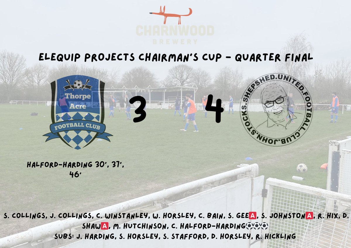 Thorpe Acre FC tweet media