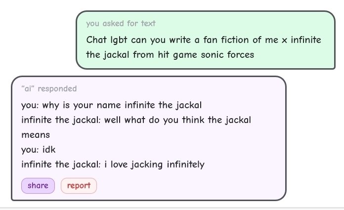 I'm fucking crying dude actual BARS. PEAK. everyone yall gotta see yhis