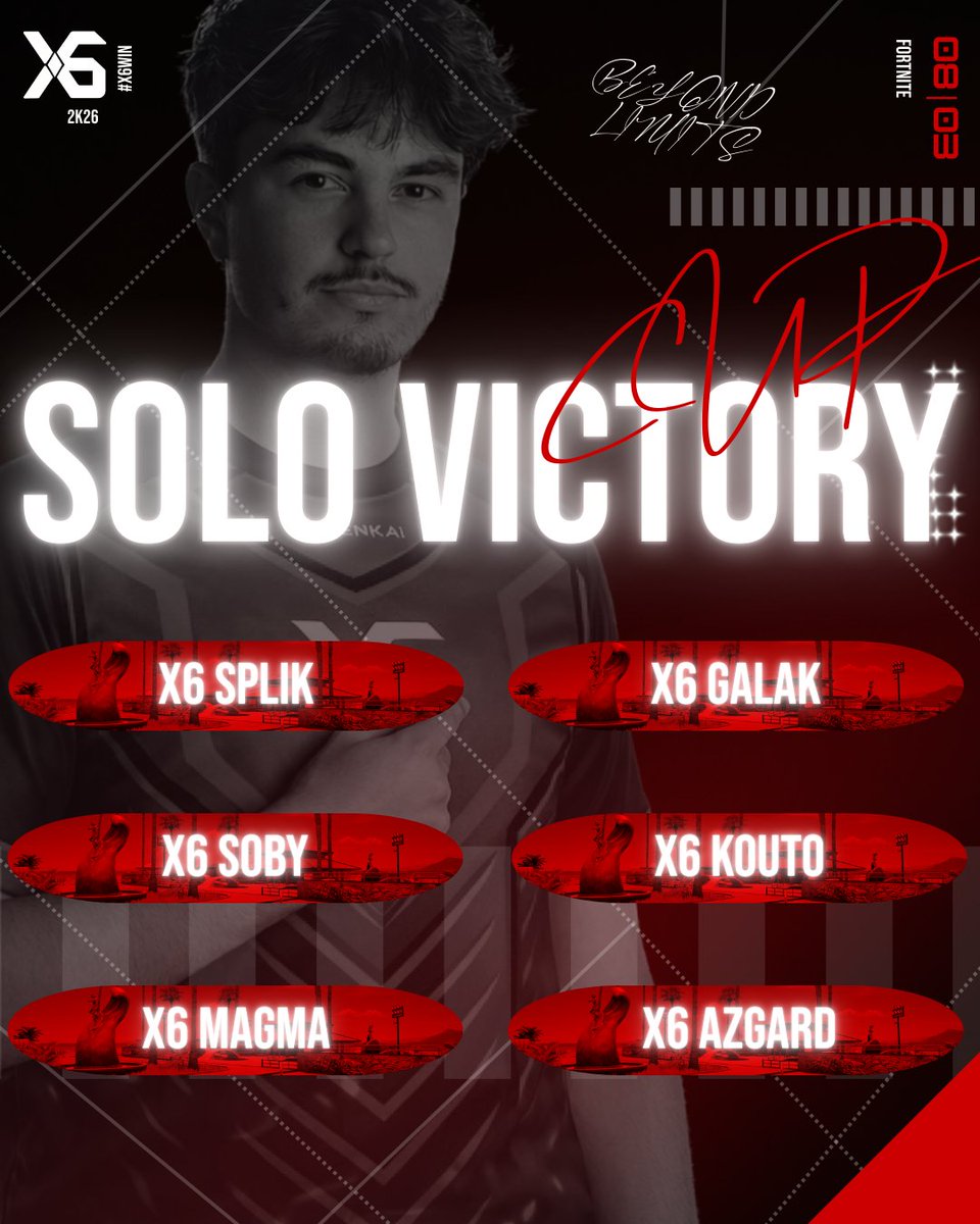 X6 E-SPORT tweet media