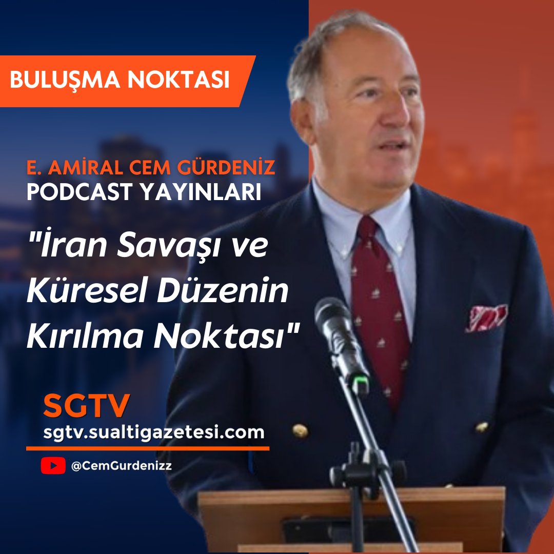 sualtigazetesi's tweet image. SGTV - Em. Amiral Cem Gürdeniz Podcast Yayınları
“İran Savaşı ve Küresel Düzenin Kırılma Noktası”
sgtv.sualtigazetesi.com/em-amiral-cem-…
whatsapp: 0537 562 36 03
#sgtv #sgyelken #sgproject #sailnews #sgtvstream