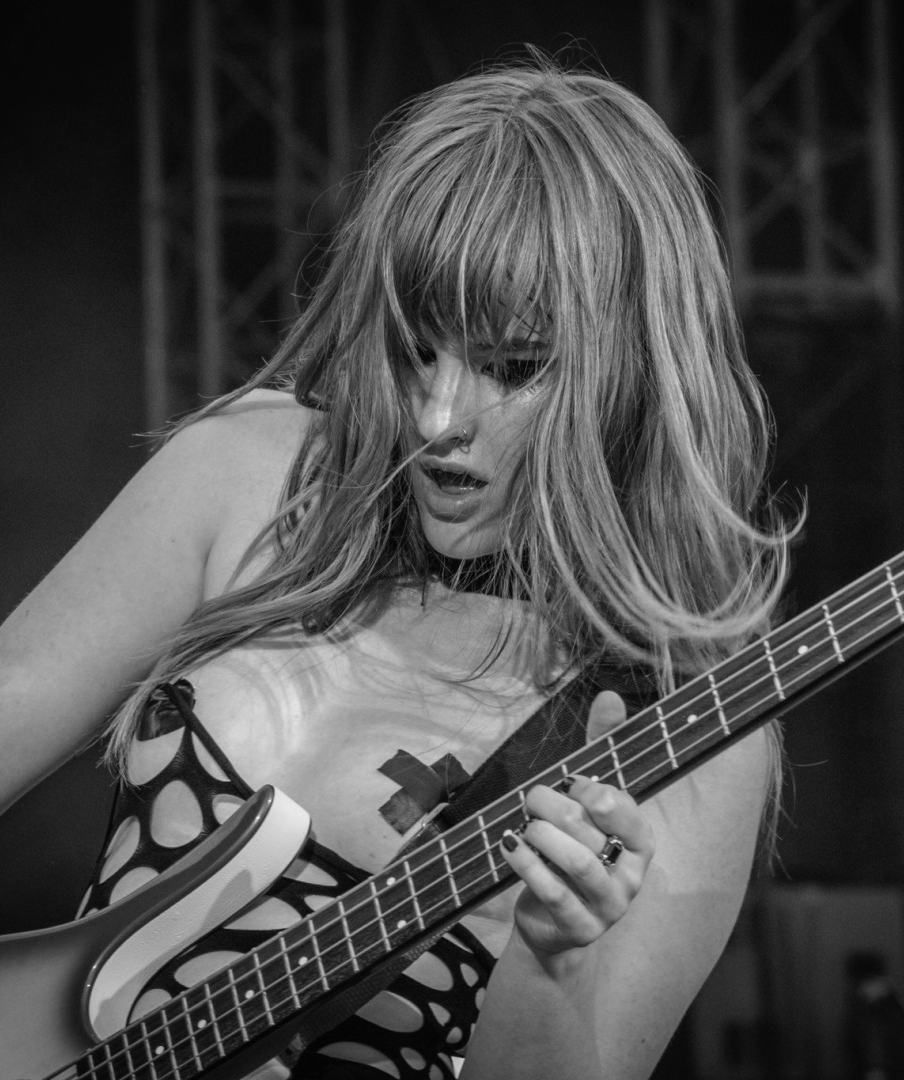 “everyone would tell me that guitar isn’t for girls. it only made me want to do it more to prove them wrong. i see the comments that i’m a naked whore or i can’t really be playing my instrument onstage. i think about myself and doing what i like and being fulfilled and proud of