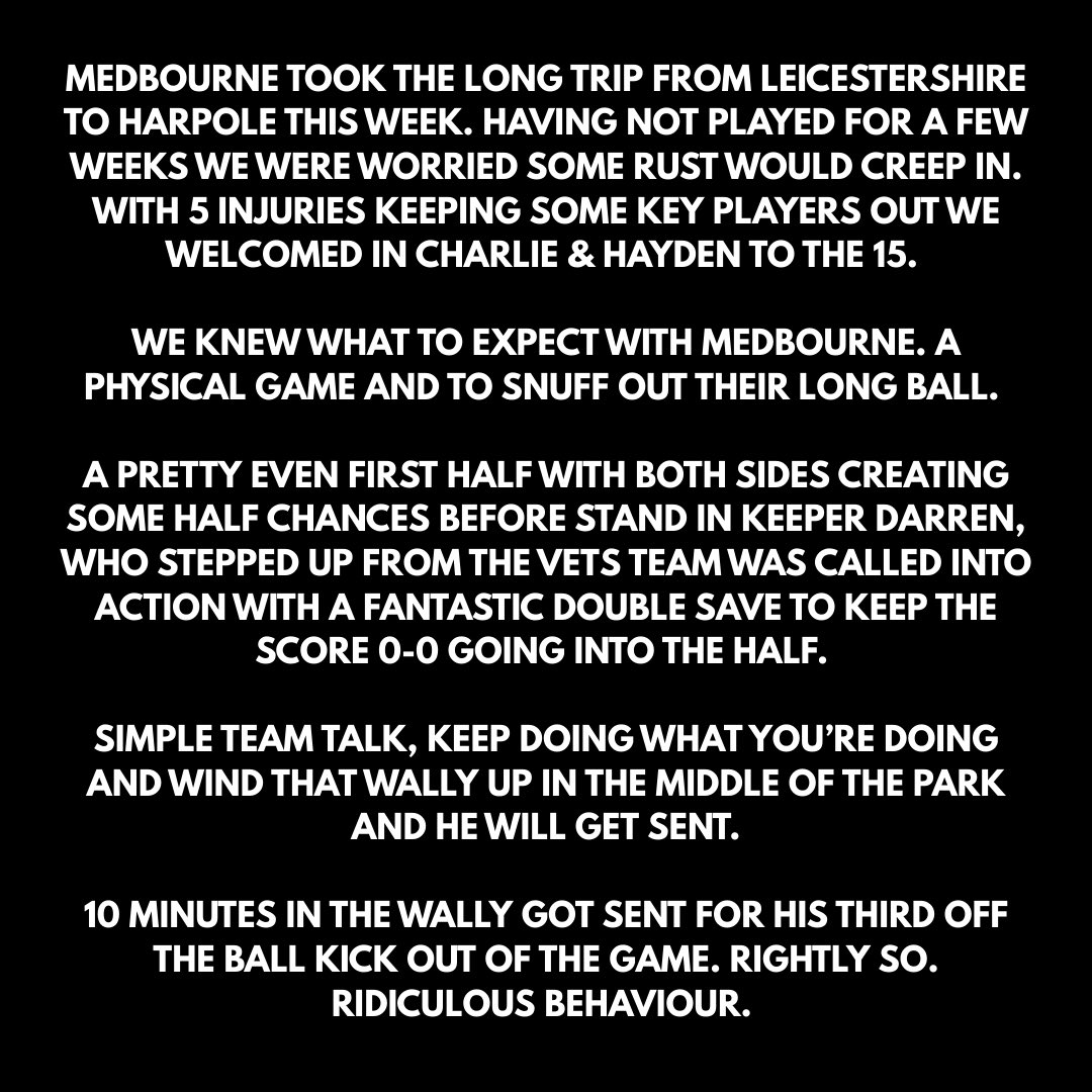 Harpole FC tweet media