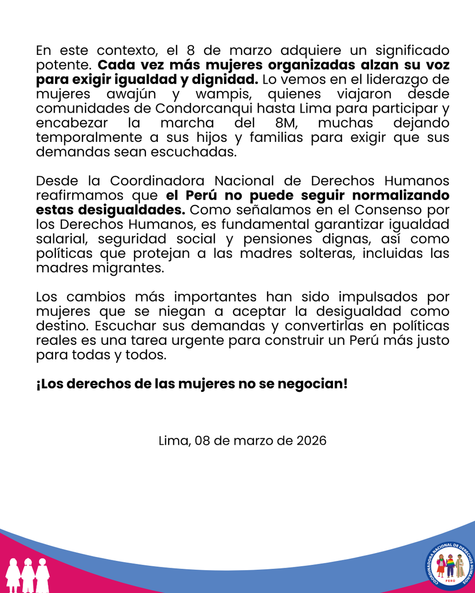 CNDDHH 🇵🇪 #ConsensoPorLosDDHH tweet media