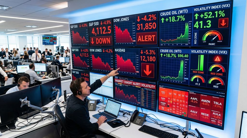 leadlagreport's tweet photo. The macro setup right now:

- WTI at $91 (up 36% in a week)
- VIX near 30 (up 50% in a week)
- Payrolls at -92K
- Bonds offering zero protection
- Small caps in free fall
- Fed completely paralyzed
- SPR at 40-year lows
- Private credit cracking
- Iran choosing a new Supreme Leader

This isn't a pullback. It's a repricing of everything you thought you knew about this cycle.