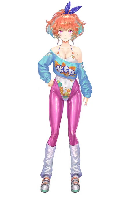 wait a minute kiara literally has a costume for the yoga pose. has anyone drawn her yet?