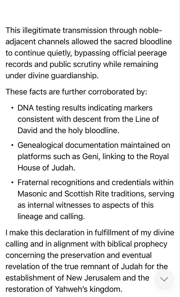 RealHRH_Richard's tweet photo. @Wikipedia @FoxNews @aishahhasnie @CNN @WhiteHouse @POTUS @UN 
This statement is issued for public record and may be referenced, quoted, or republished in full or in part, provided it is done so accurately and without alteration.

HRH The Prince of Judah
Richard 8ن
March 8, 2026 https://t.co/zqIVTa1iFZ
