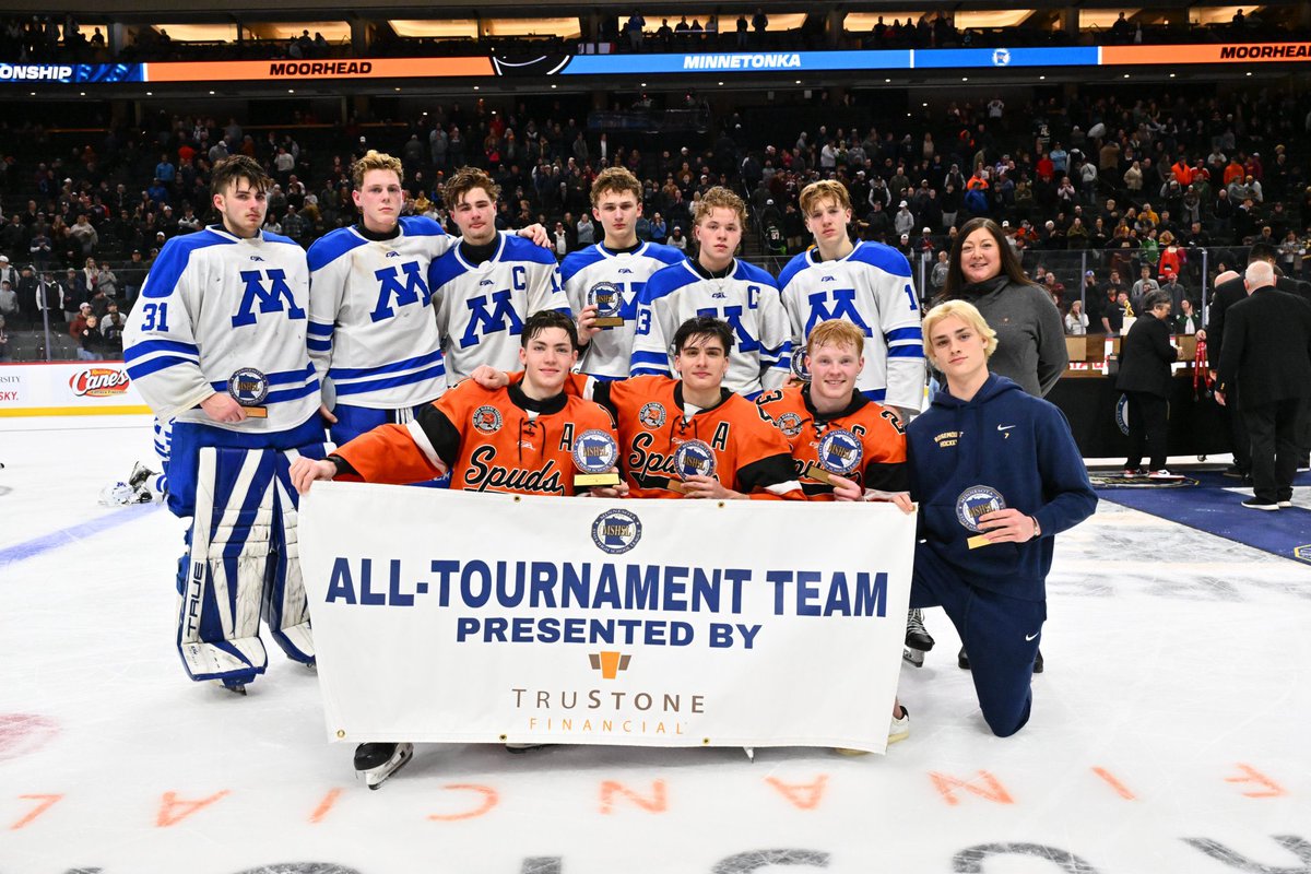 apx_hockey's tweet photo. Congrats to our boys Tate Hardacre (Minnetonka, Class AA) and Will Seevers (Mahtomedi, Class A), both named to the All-Tournament team yesterday. #SS4L https://t.co/v4RVkjb3zf