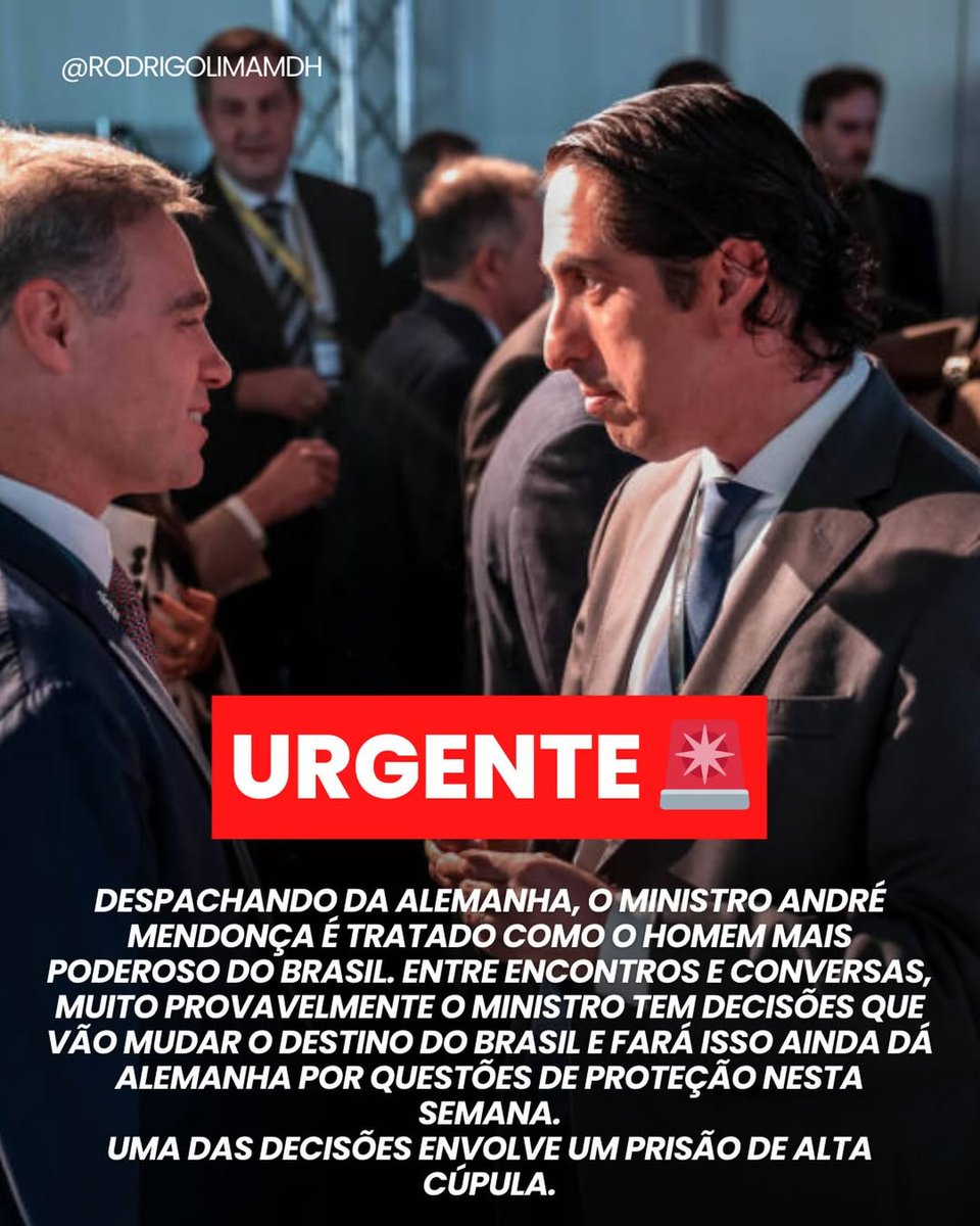 LedaLuiza4's tweet photo. Ele sabe o perigo que está correndo, sabe o que aconteceu com o Teori. Força ministro Mendonça! #Andremendonca https://t.co/Qf4hC7WQu9