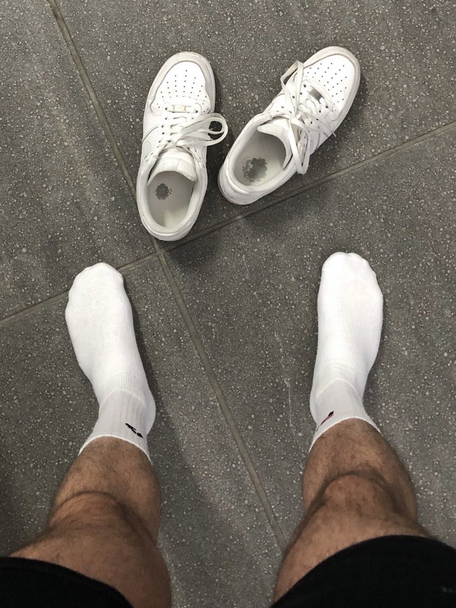 nike ankle socks with air forces