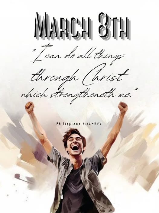 DavidWHarrison1's tweet photo. I can do all things through Christ which strengtheneth me.
Philippians 4:13 https://t.co/L6ND1ZpbTy