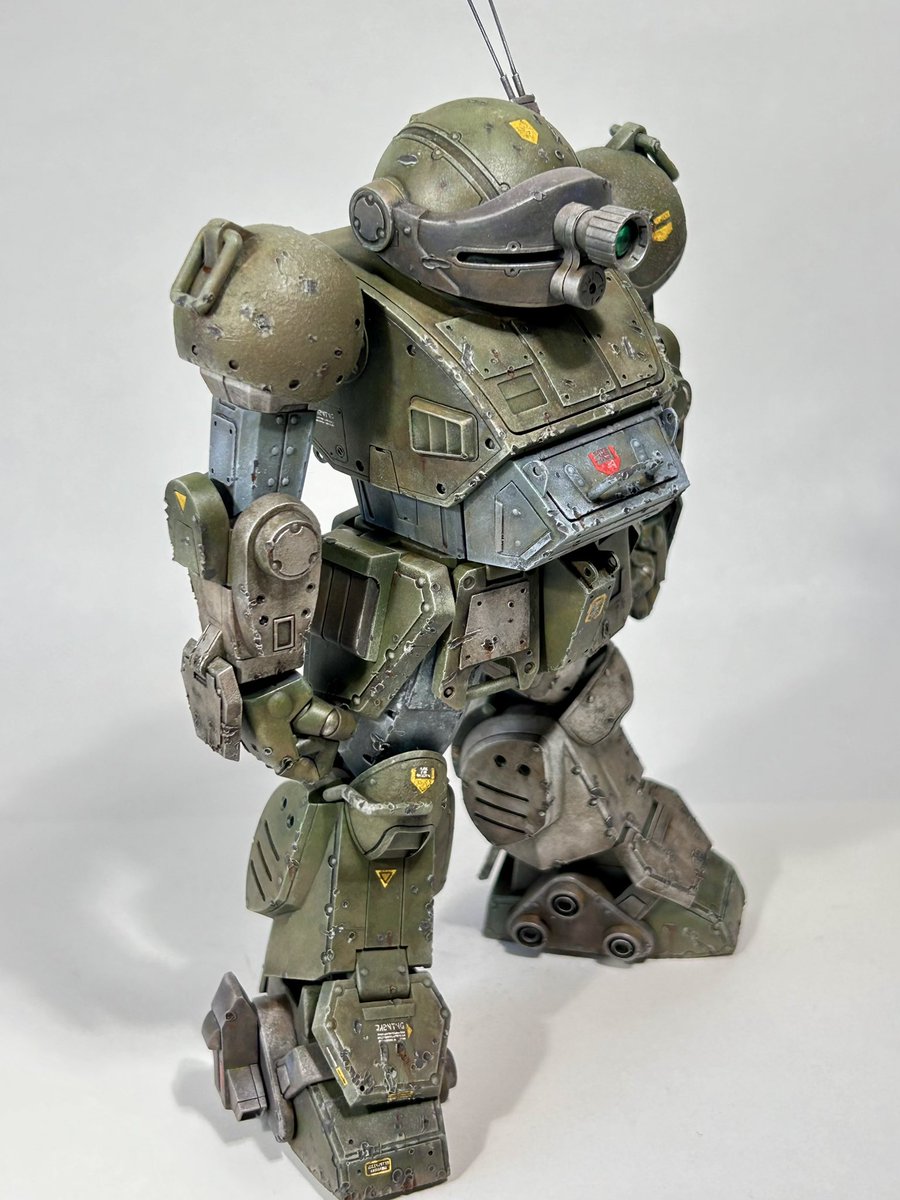 shincha_RF's tweet image. #毎月9日は09系ATの日

#WAVE 1/24スコープドッグ

#筆塗り
#間野四郎模型同好会