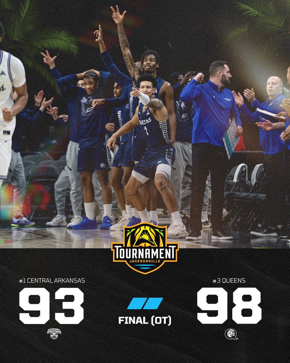 ASUNSports's tweet photo. 🏆 CHAMPIONS 🏆

@queensMBB IS @MarchMadnessMBB BOUND! https://t.co/9T995H4HTN
