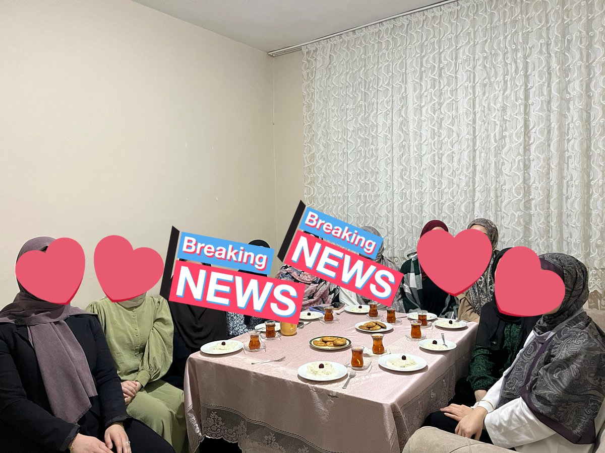 kimse özlü söz paylaşmasın diye bizim min iftar sofrası