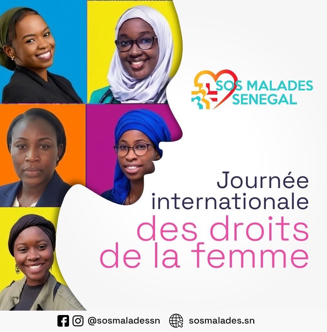 SosMaladesSN's tweet photo. Aujourd’hui, nous célébrons la force, le courage et l’engagement des femmes. 💜

À SOS Malades Sénégal, nous voyons chaque jour des femmes qui se battent pour leur santé, celle de leurs enfants, de leurs familles et de leurs communautés.

#8Mars #WomensDay #ChaqueGesteCompte https://t.co/hzQehndBUm