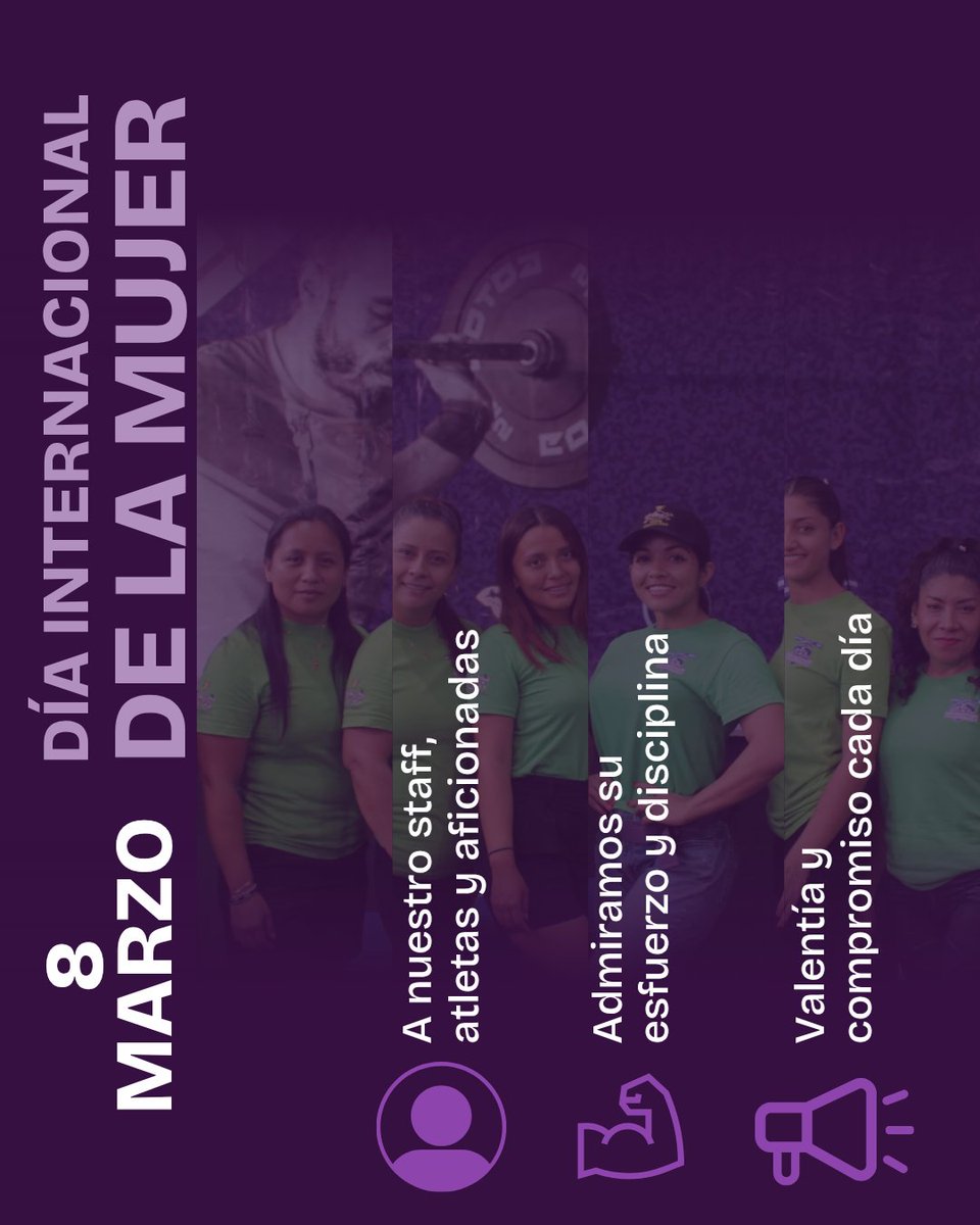 TeamFisicoESA's tweet photo. Hoy reconocemos la fuerza, determinación y aporte de las mujeres que forman parte de nuestro deporte. 💪🔥
Su presencia y trabajo siguen impulsando el fisicoculturismo en El Salvador.

#TeamFisicoESA #OrgulloFisicoESA #Fisicoculturismo #Fitness #ElSalvador https://t.co/5Zb5nPbSW0