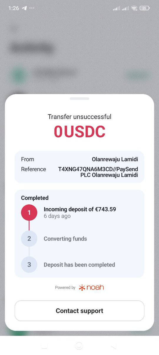 luckyrich07's tweet photo. @minipay minipay has failed to credit my minipay wallet since 7 days ago with amount 743.59 euro and the staff not saying any meaning thing on how to get back my money and they also refuses to reverse the money back to paysend from where the money is sent from pls help https://t.co/0Xn0stPo1k