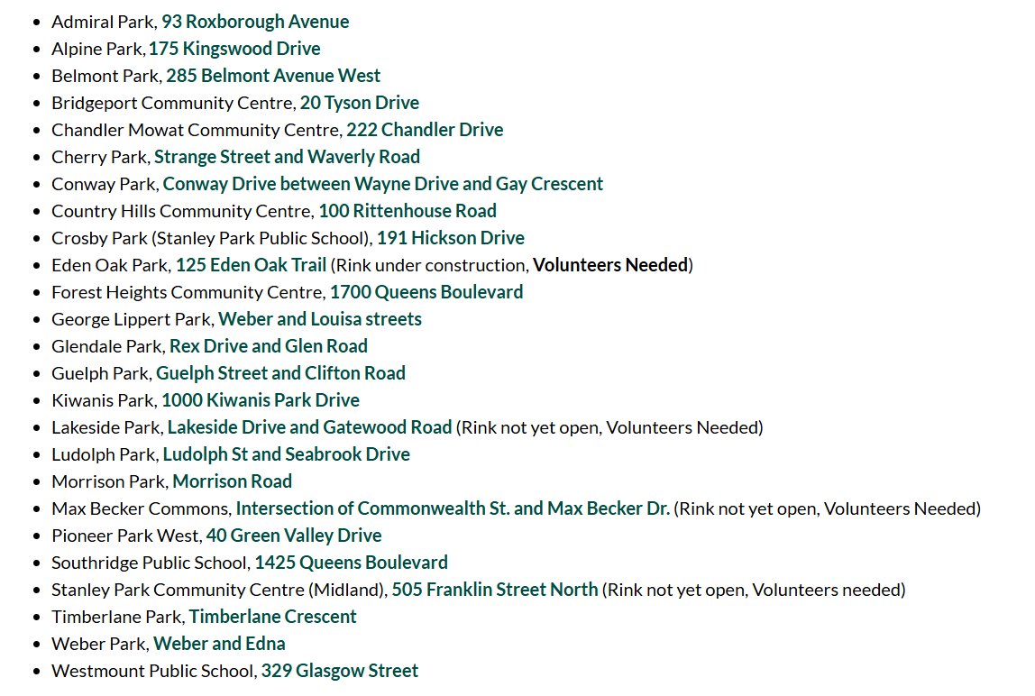 Kitchener Outdoor Rinks tweet media