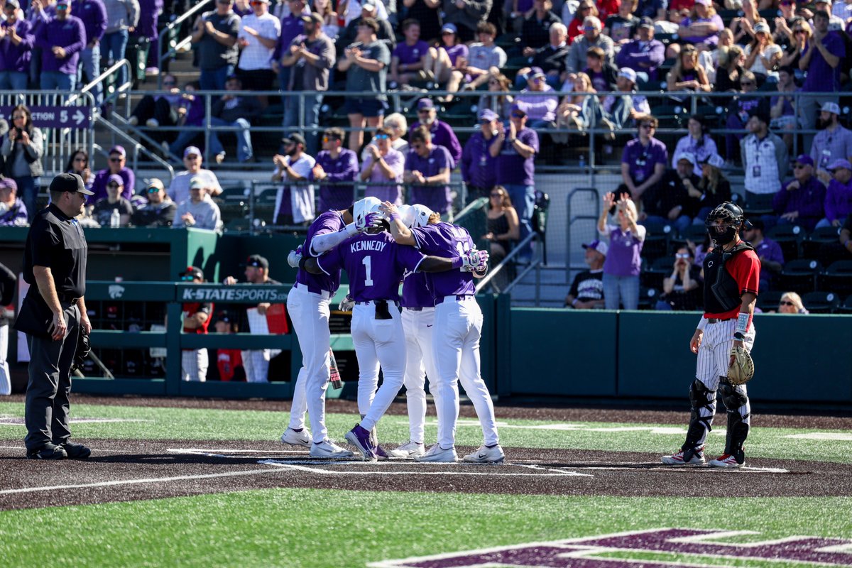 KStateBSB's tweet image. With his 3rd homer of the day, @kennedee27 ties the single-game school record‼️