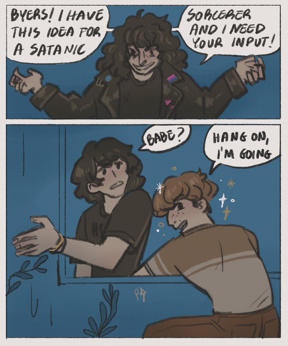 👹☀️ hellcali interruptions 
#byler #bylerfanart