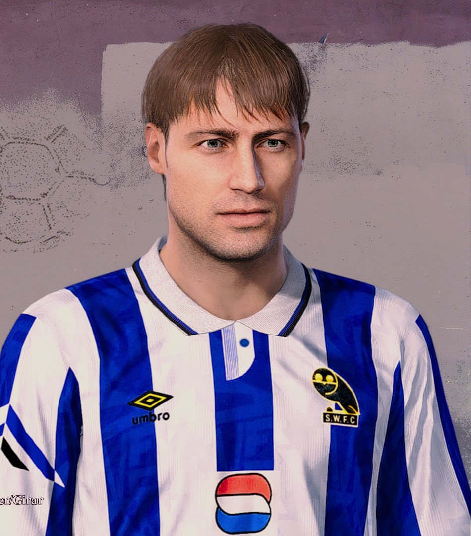 gordoumbanda's tweet image. Paul Warhurst
Sheffield Wednesday F.C. 1992/93
en @PESCLASICO solo para #eFootballPES2021 PC