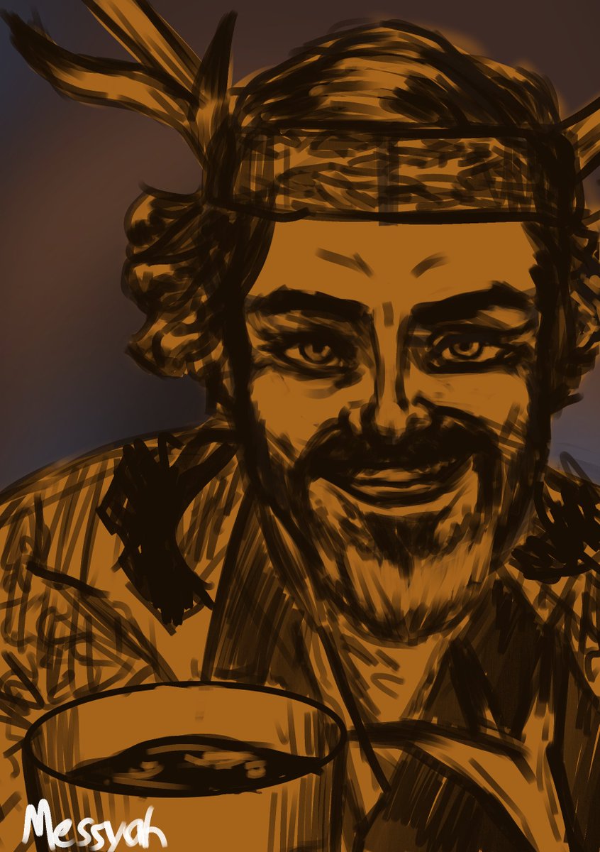 Messyah19's tweet photo. quick Lyonel Baratheon sketch #AKOTSK https://t.co/uxjdBWjQt4
