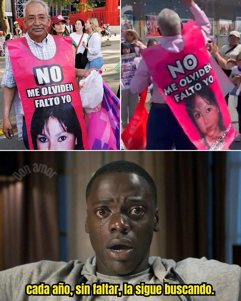 Cada año, sin faltar… un padre vuelve a marchar por su hija. 💔🎗️

José Luis Castillo, padre de Esmeralda Castillo Rincón, desaparecida en 2009, volvió a presentarse este 8 de marzo con la imagen de su hija y un mensaje que ha conmovido a muchos: “No me olviden, falto yo”.