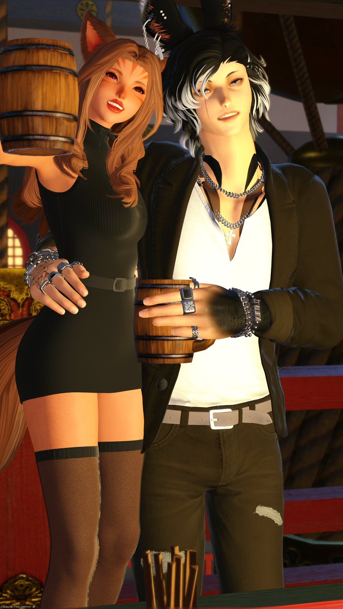WinryLanverlais's tweet photo. Unfortunatley for everyone around, she turns into a real yapper when she's drunk 😬

w/@Lea87106111 !
#ffixvgpose #gpose #gposesfw #miqote #viera #miqomarch https://t.co/PiXG0MRgzg