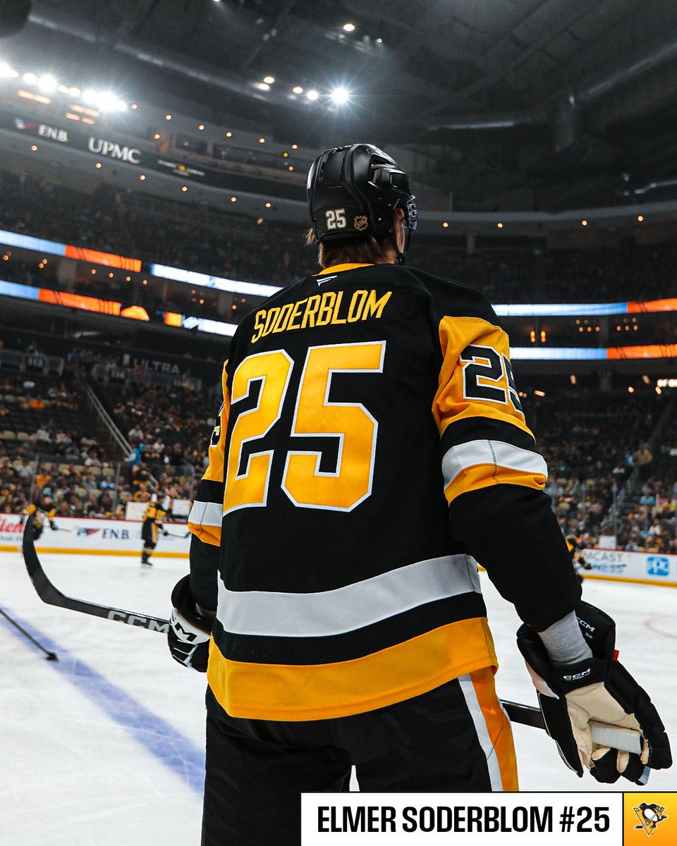 NHL's tweet image. Elmer Soderblom makes his @penguins debut! 🐧

📺: @NHL_On_TNT &amp;amp; @StreamOnMax ➡️ max.com/sports/nhl