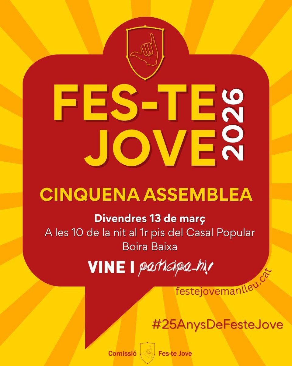 Fes-te Jove Manlleu tweet media