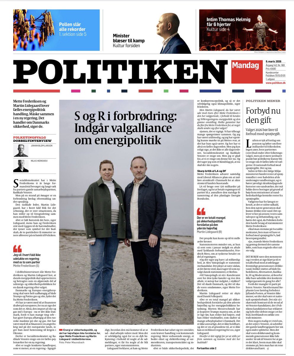 radikale's tweet photo. »Der er en totalt mangel på sikkerhedspolitisk forståelse på den yderste højrefløj,« siger Martin Lidegaard #dkpol https://t.co/oQUvYujil4