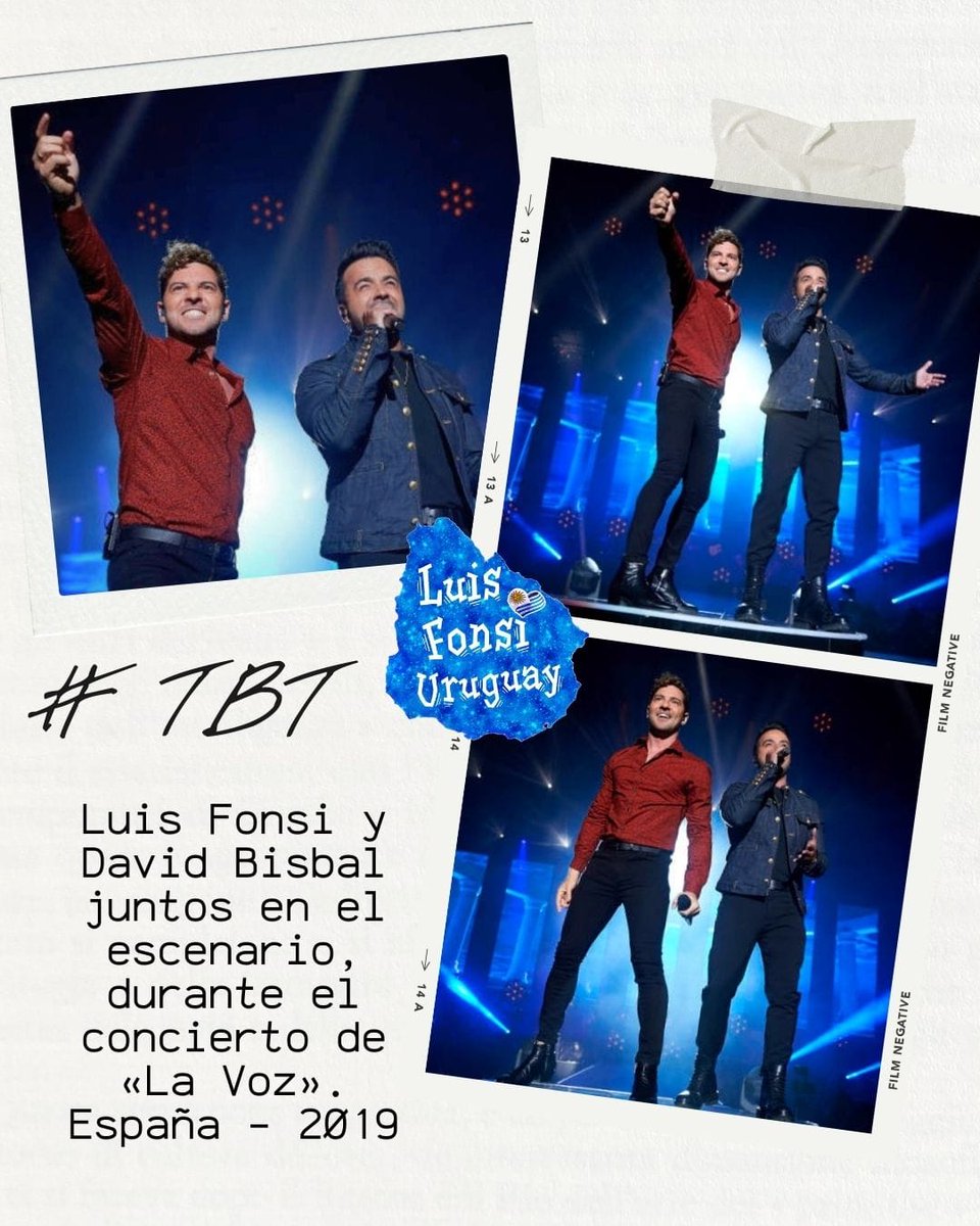 FCFonsiUruguay's tweet photo. #tbt de en el año 2019

Luis Fonsi junto a David Bisbal en el concierto de La Voz

@luisfonsi #luisfonsi #fonsi 

@umuruguay @universalmusica https://t.co/3bUHVjPMcv