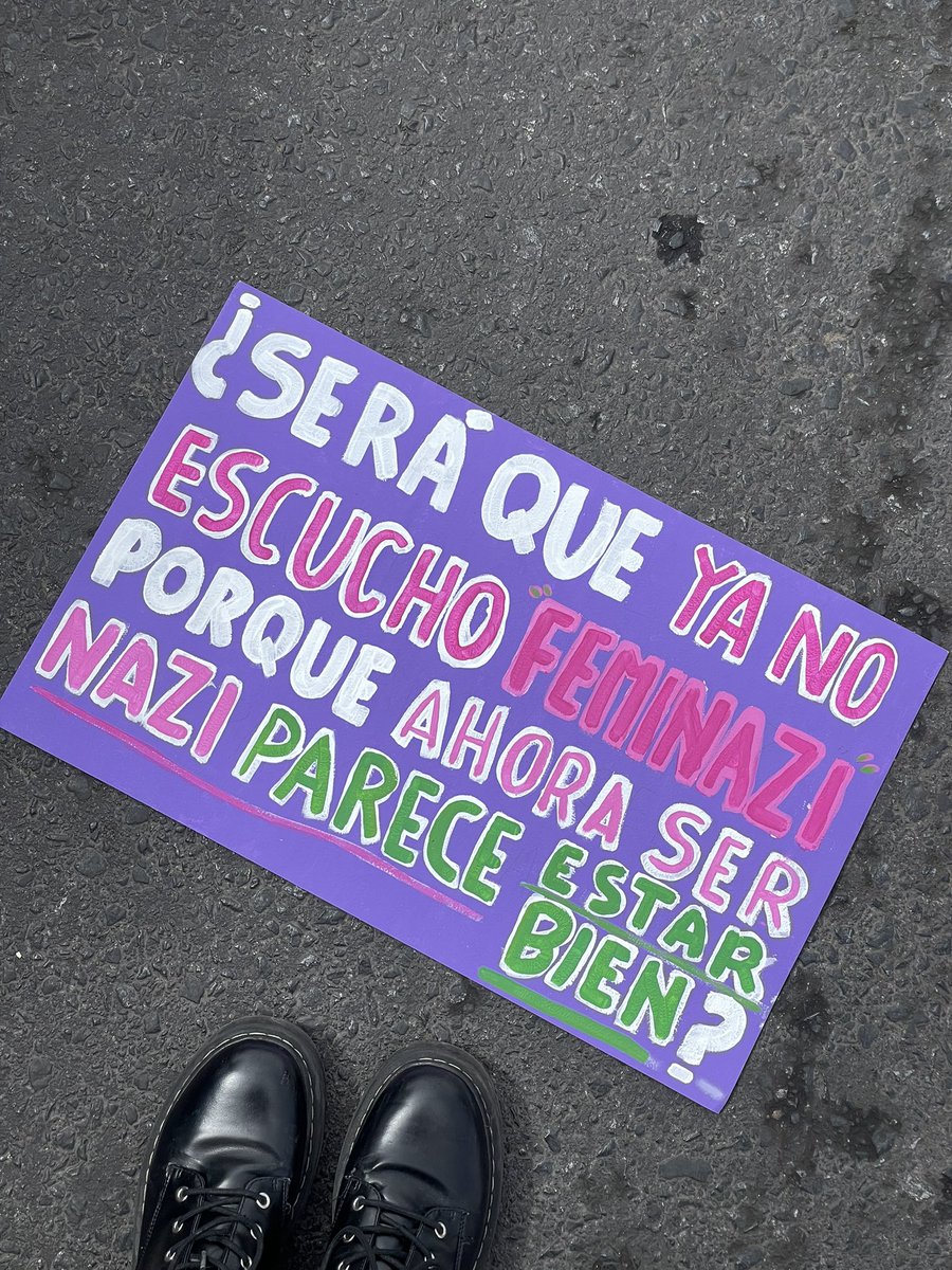 Mi cartel de este año #8M