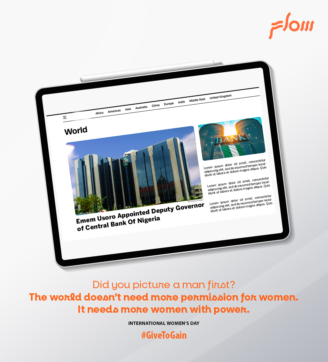 At Flow, we believe the best ideas are born where diverse voices are heard.

Progress happens when talent has no gender.

Happy International Women's Day!
#IWD2026 #GiveToGain #WinwithFlow