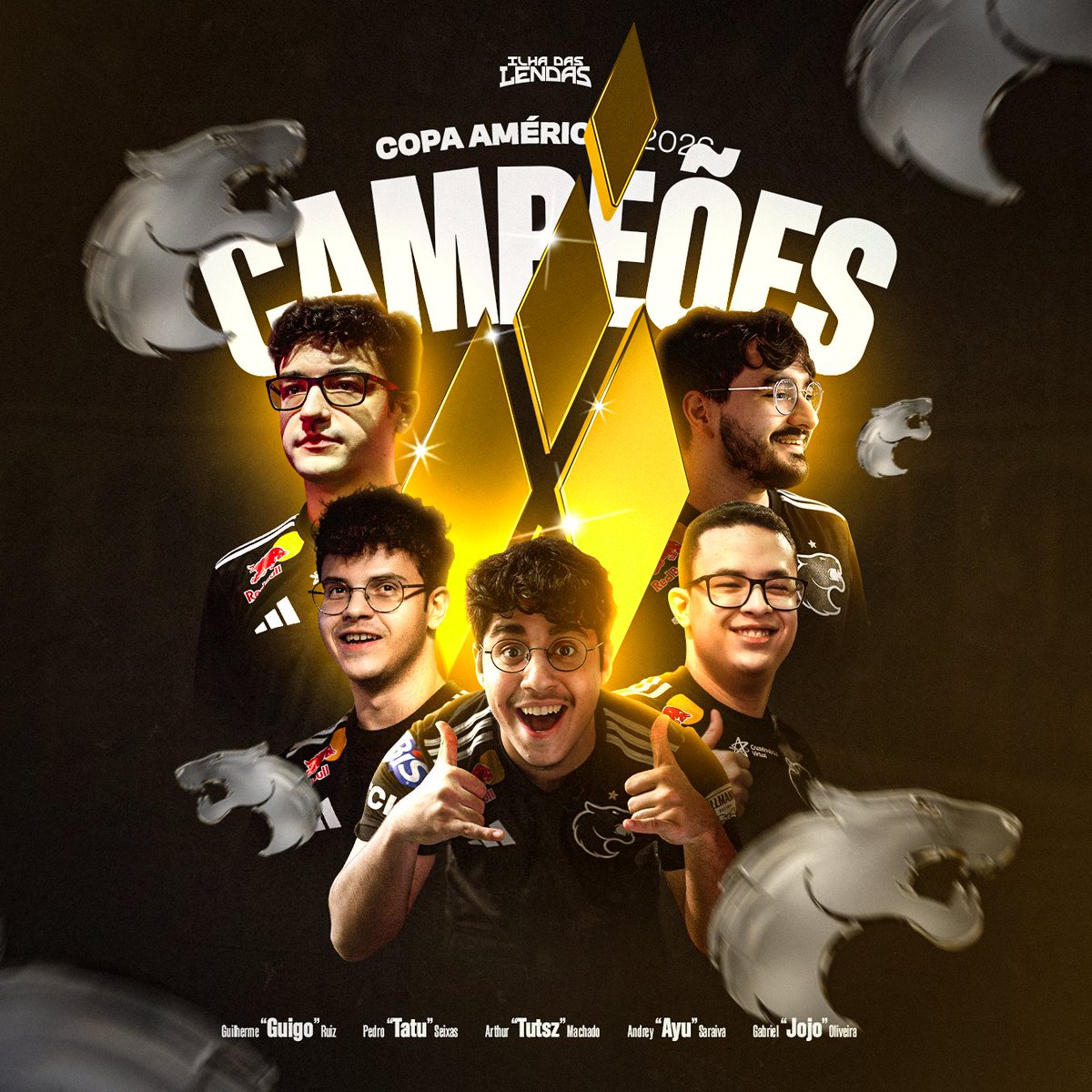 🏆 FURIA é a CAMPEÃ da Américas Cup 2026

Campanha INVICTA pra mostrar pro NA quem manda na Barra Funda

2x0 vs Cloud9 ✔️
3x0 vs Sentinels ✔️
3x0 vs Cloud9 ✔️

Alô, Riot Games. Tá na hora de botar essas vagas da LCS no Worlds pra jogo
