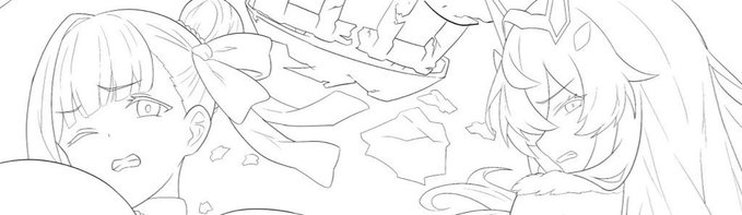 Skeb wip 久方ぶりに敗北シチュ描いてる。 罪悪感がスゴい