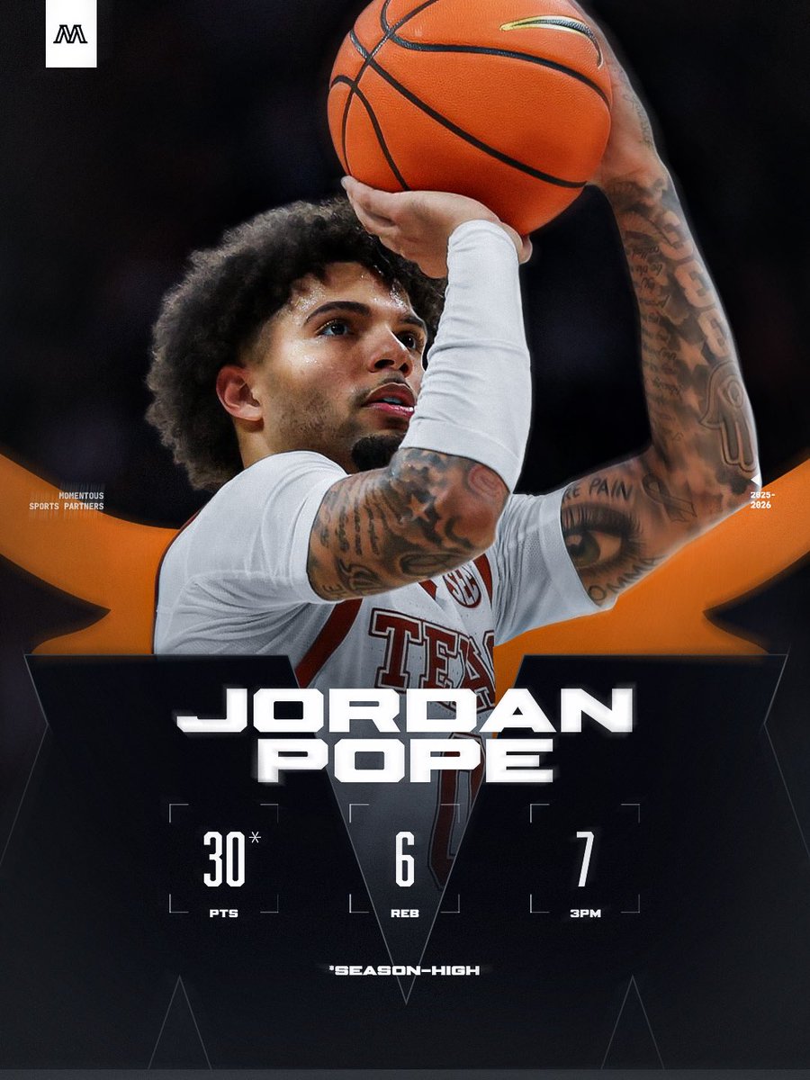A Season-High on Senior Night for <a href="/jpope0/">jordan pope 💕</a> 👏📊
