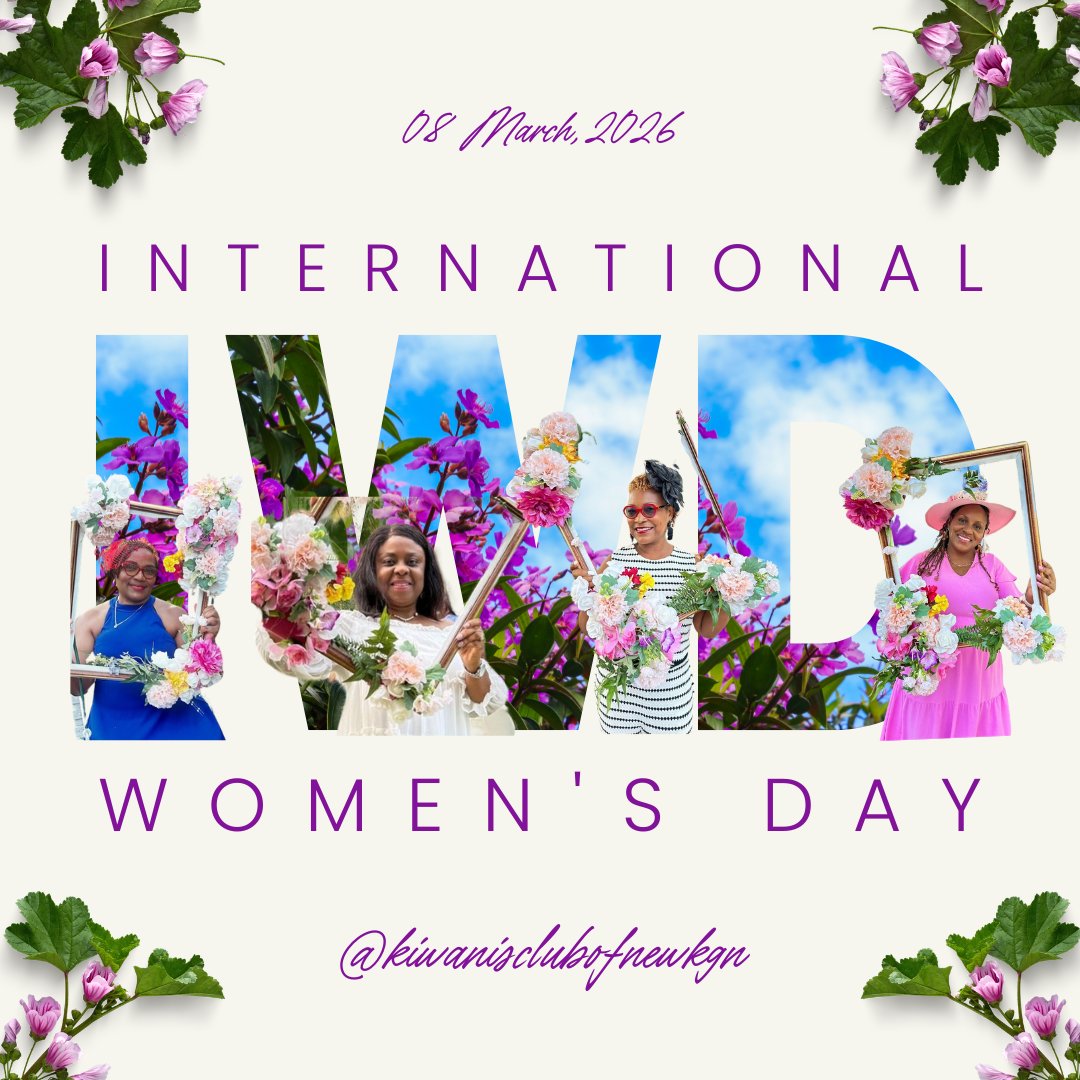 Happy International Women's Day to the  ladies of KCNK and the Kiwanis family at large. Celebrate every moment accomplishments in this ever evolving and unpredictable world. Continue to make strides, blaze trails and leave lasting impressions. Have a great day. 💐🌞🔥💙💃