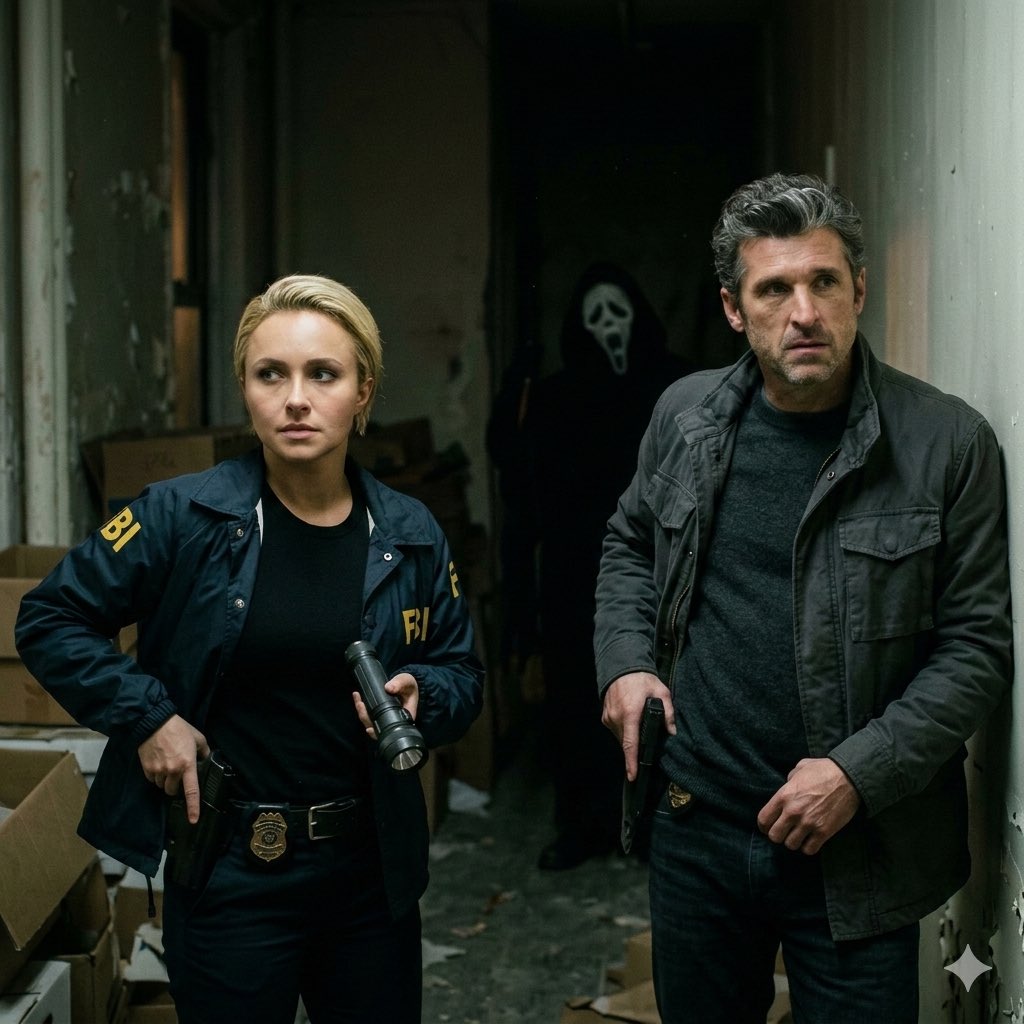 Scream spin-off idea: titled “Ghostface” starring Kirby Reed &amp; Mark Kincaid as a team of FBI agents who hunt down the killers. Because it’s a spin-off, it would need a proper spin-off name &amp; rules like connecting the new property back to the OG, character cameos, etc. #Scream7