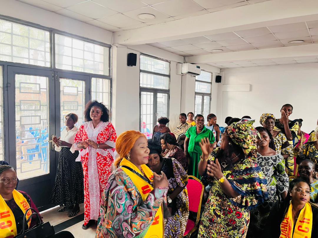 isaaczoka's tweet photo. Spécial 8 mars. À l’occasion de la Journée internationale des droits des femmes, la Ligue nationale des femmes de l’Alliance pour le Changement, dirigée par Madame Pascaline Kama Mungu, a organisé ce dimanche 8 mars 2026 une grande activité politique au siège national de l’A. ch. https://t.co/BM2VYlVidd