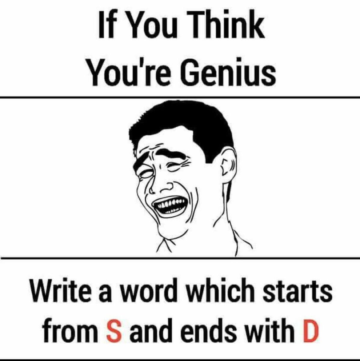 Let’s see the geniuses here. 

Prove me wrong.