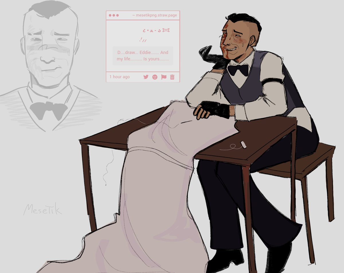 mesetik6png's tweet photo. still figuring out how to draw eddie,,,,

#outlast #art https://t.co/D6J9GOlj2p