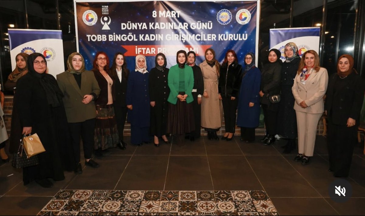 kadembingol's tweet photo. KADEM Bingöl İl Temsilciliği olarak, 8 Mart Dünya Kadınlar Günü’ne özel TOBB Kadın Girişimciler Kurulu tarafından düzenlenen iftar programına katılım sağladık.Nazik davetleri ve misafirperverlikleri için kendilerine teşekkür ediyoruz. https://t.co/jX58mZcniF