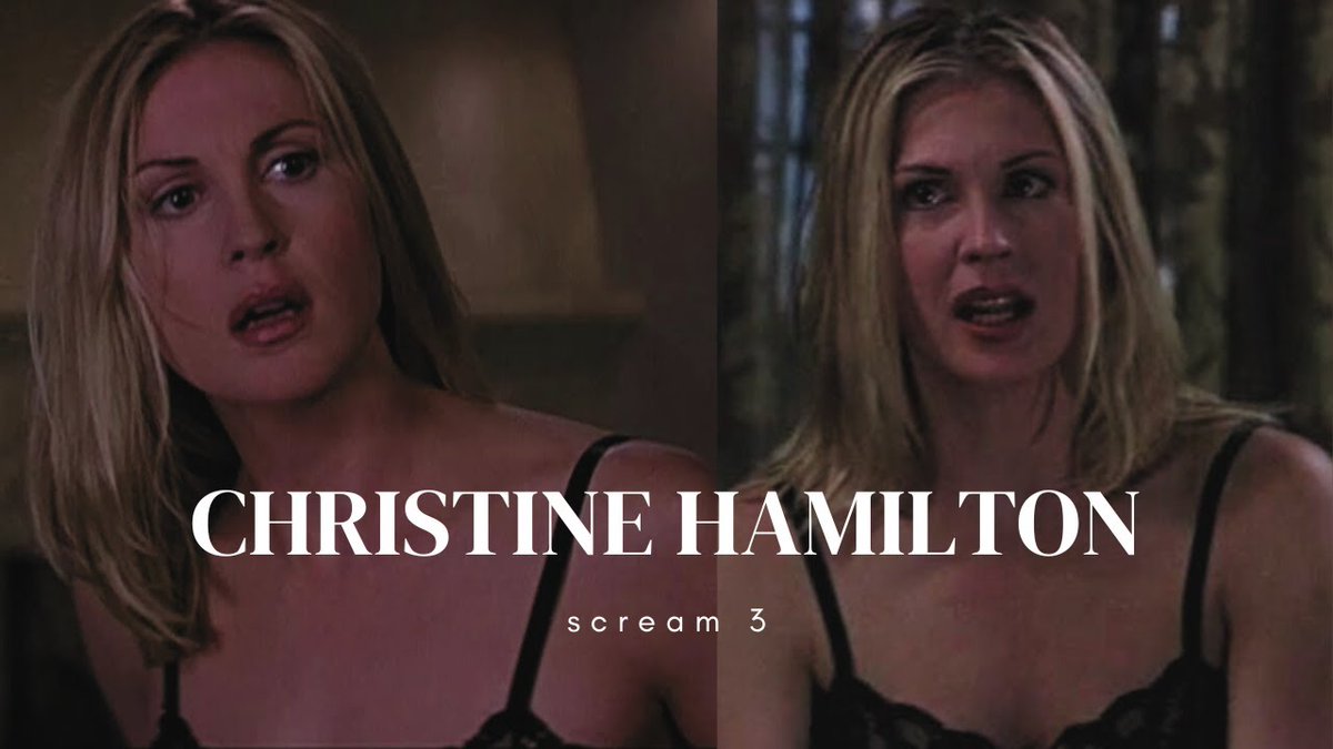 CrockerQueen97's tweet image. #ChristineHamilton   #Scream3 it came out right after #MelrosePlace went of the air  her and #JennyMcCarthy were the 2 blonds I was so nervous I couldn't see the film till the end of my shift I worked at the movie theater I kept asking people if any blonds survived lol