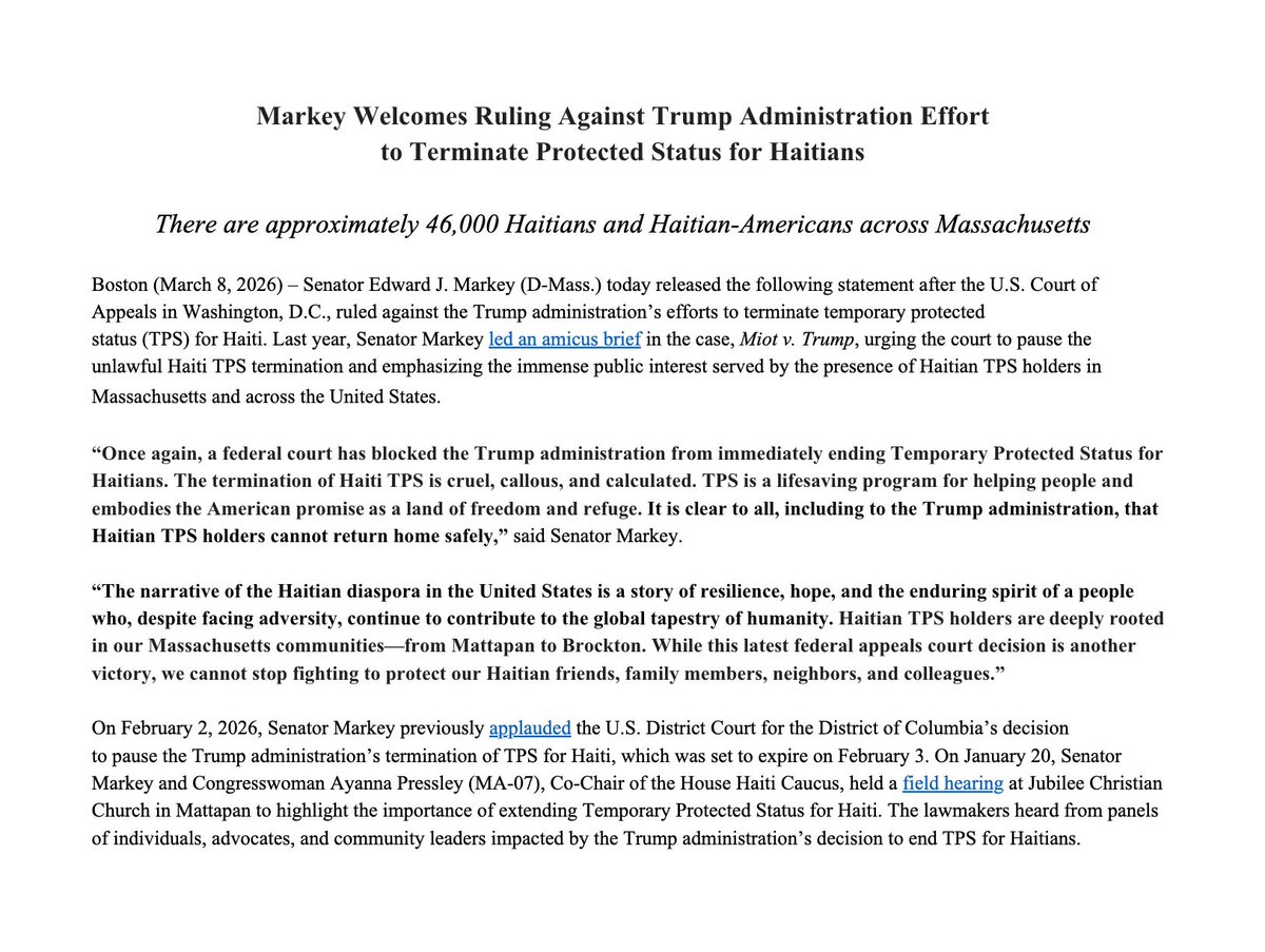 Ed Markey tweet media