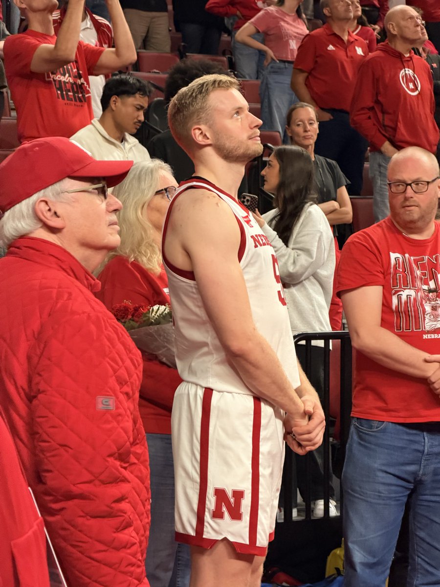 benpankonin's tweet photo. Let’s go #Nebrasketball it’s Senior Day. 
Now beat Iowa. https://t.co/bwHiwMHMjO