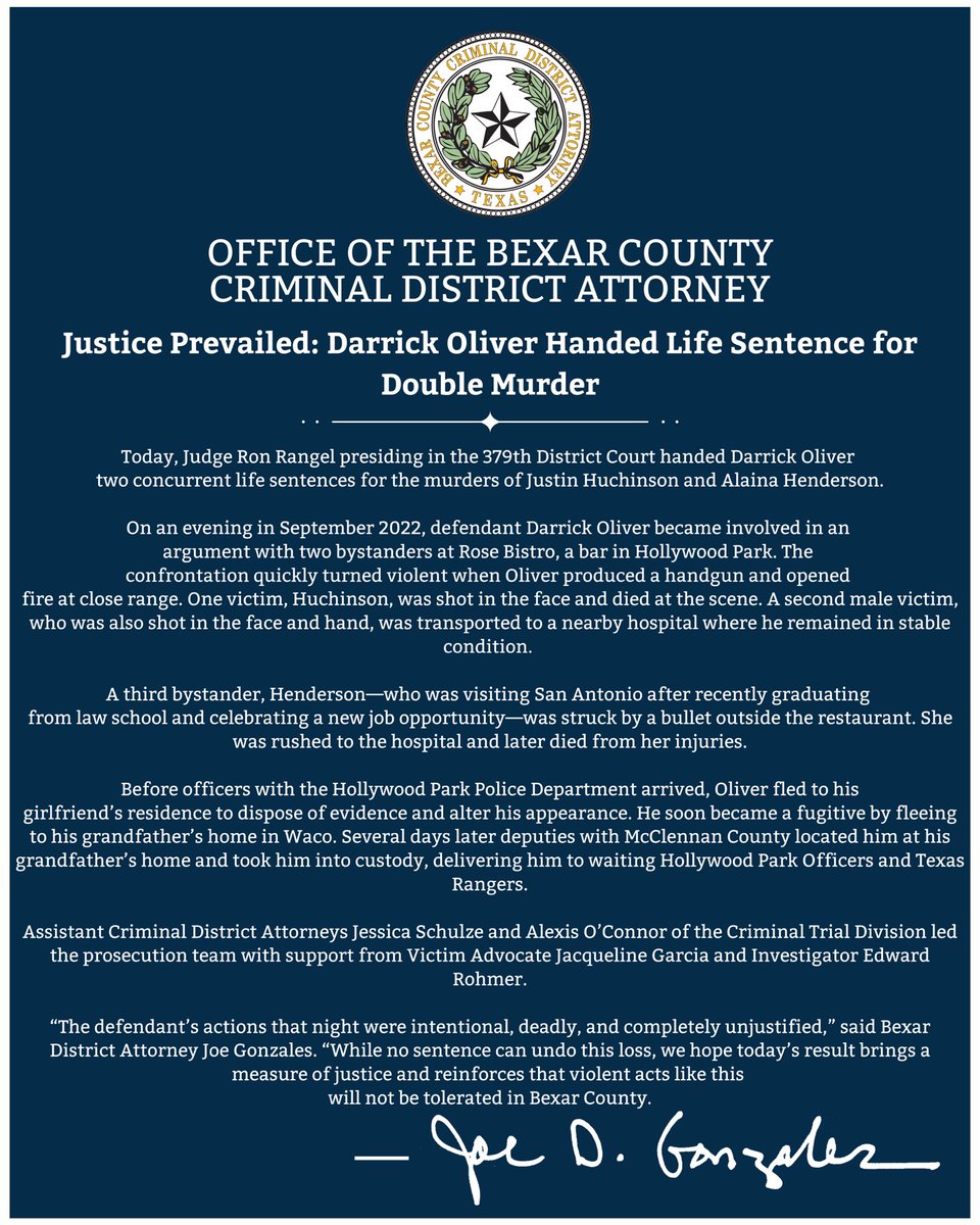 Bexar County Criminal District Attorney's Office tweet media