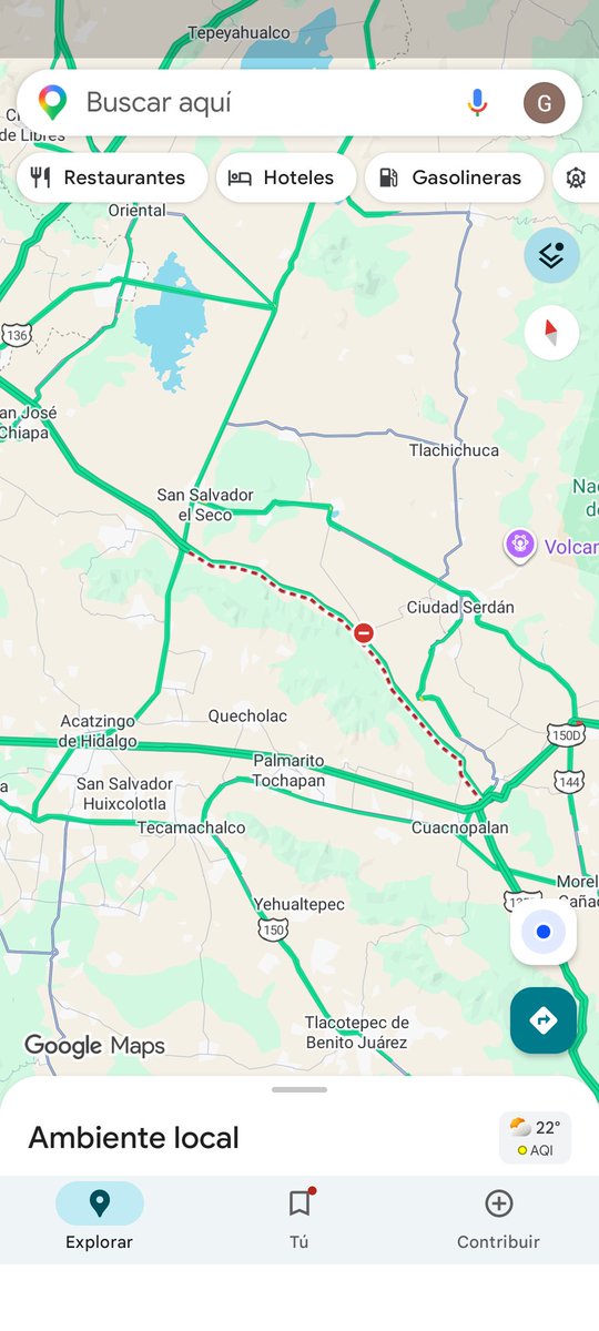 GLH950's tweet photo. @AutopistaCuaCua Buenas tardes, me podrían apoyar en confirmar si no hay algún bloqueo que impida la circulación en la autopista cuapiaxtla-cuacnopalan con dirección a cuacnopalan https://t.co/DC3oDb2KZK