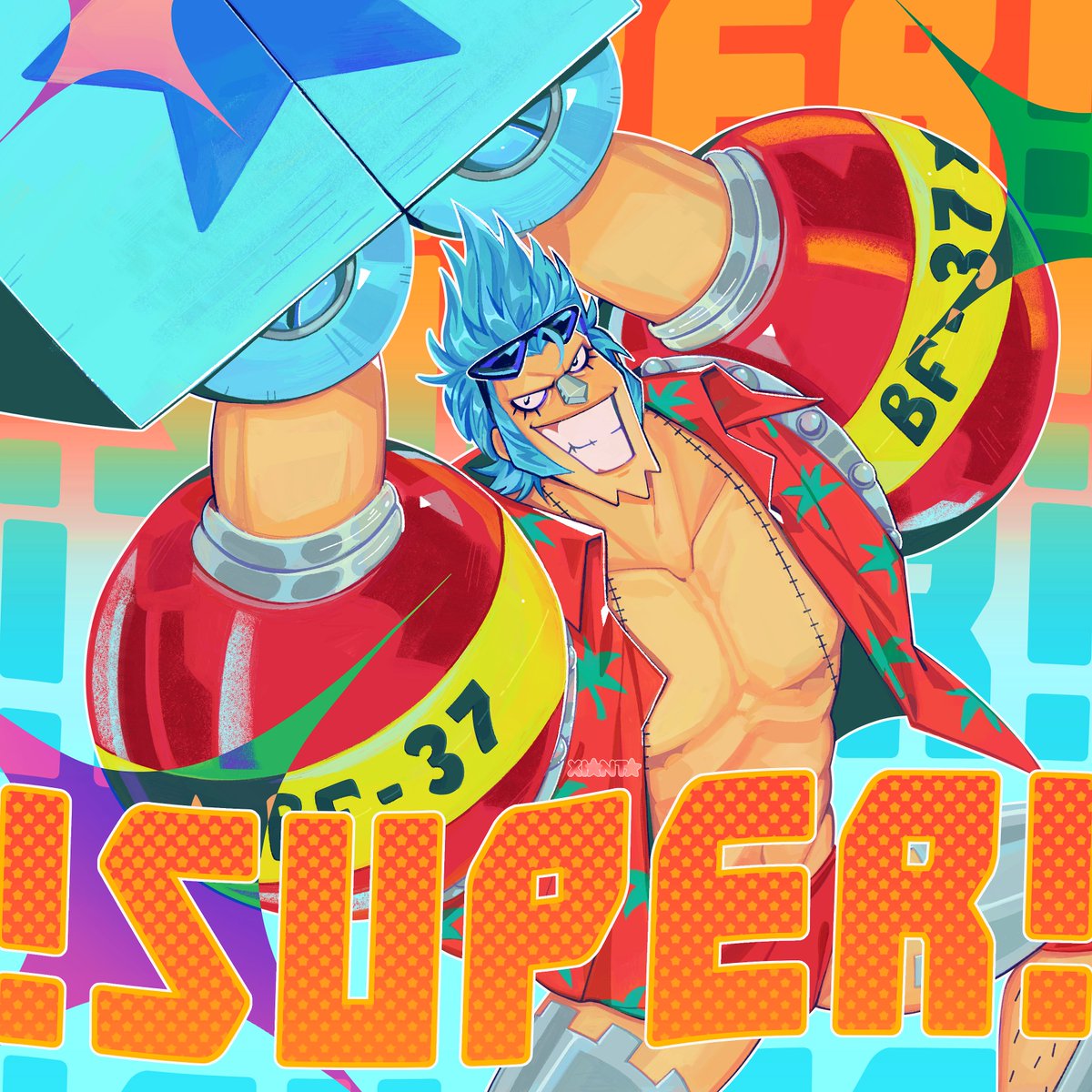 xianta_'s tweet photo. HAPPY BIRTHDAY FRANKY 🗣🗣🗣
#cyborgfranky #onep https://t.co/mklwXkG3WO