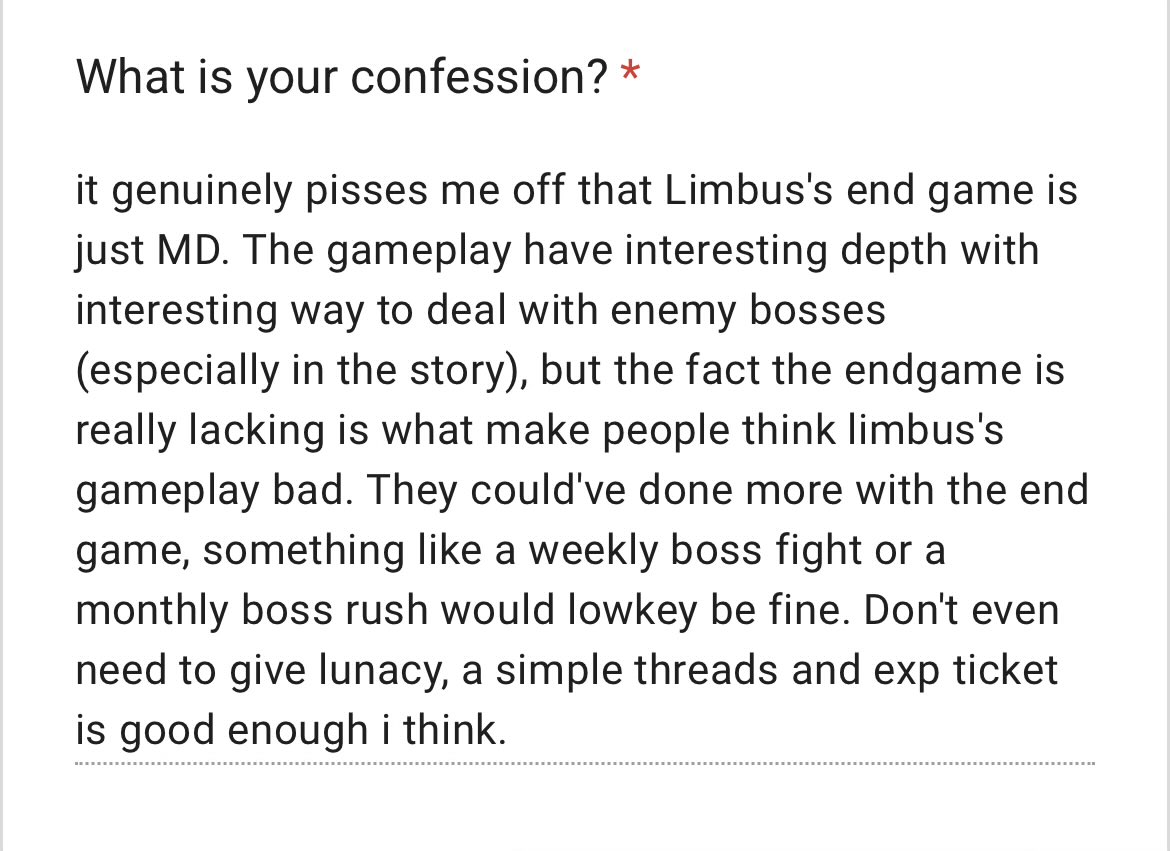 Project Moon Confessions tweet media