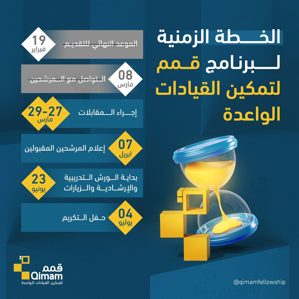 Qimam Fellowship برنامج قمم tweet media